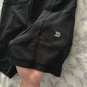 Ll in motion black biker shorts